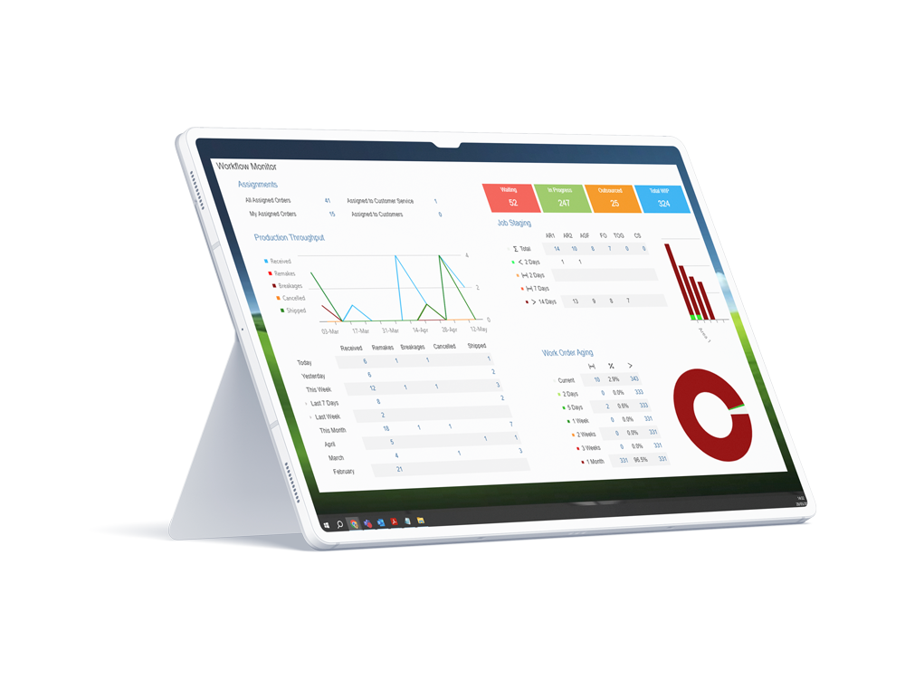 InnovaWeb optical Lab Management Software (LMS) browser-based module from Innovations