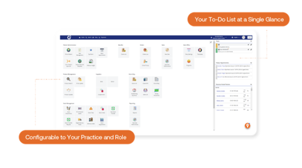Acuitas 3 Best Optometry Software Dashboard
